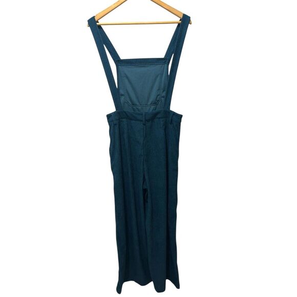Cider Corduroy Wide Leg Women's Jumpsuit Size Large Blue/Green Oversized NWT - Picture 3 of 10